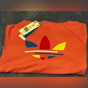 Adidas Kids Hoodie M - Red, Blue, and Yellow